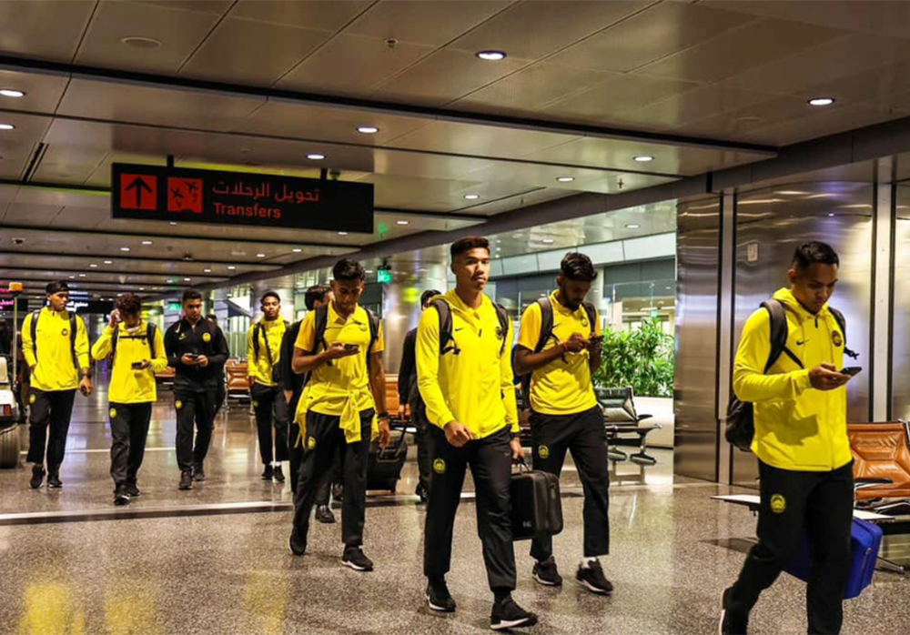 Đội tuyển U23 Malaysia đến Qatar từ chiều 1/4