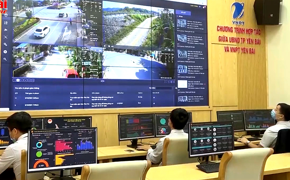Trung tâm Giám sát điều hành thông minh (IOC) thành phố Yên Bái
