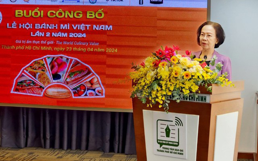 Bà Nguyễn Thị Khánh, Chủ tịch Hiệp hội Du lịch TPHCM, thông tin về Lễ hội Bánh mì Việt Nam lần 2