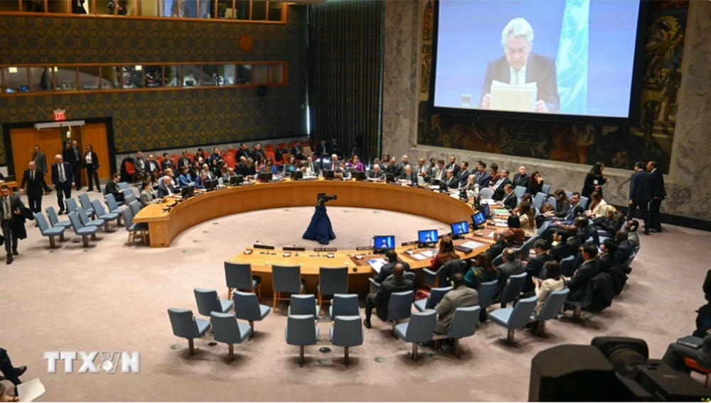 Quang cảnh một phiên họp Hội đồng Bảo an Liên hợp quốc tại New York, Mỹ ngày 29/11/2023.