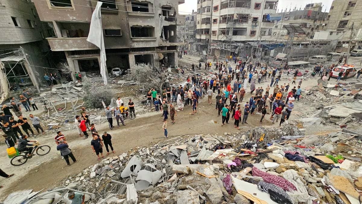 Dải Gaza bị tàn phá nặng nề do xung đột giữa Israel và Hamas