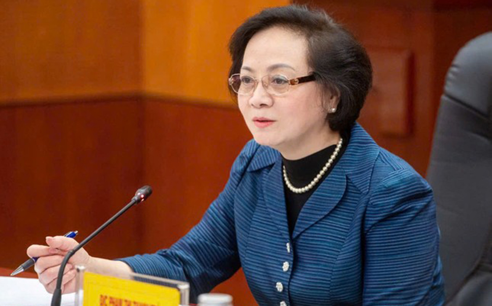 Bộ trưởng Bộ Nội vụ Phạm Thị Thanh Trà phát biểu chỉ đạo.