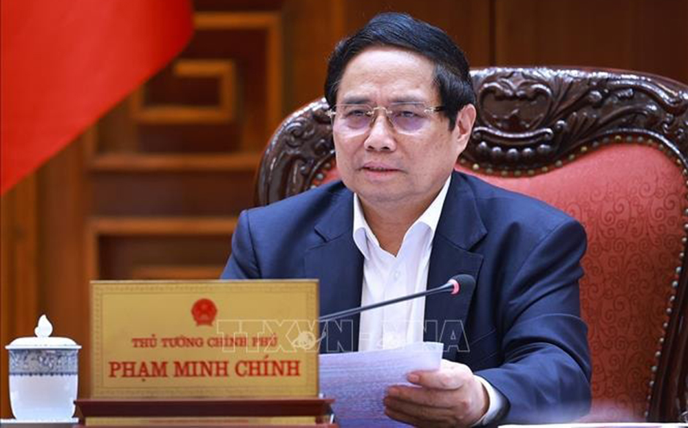 Thủ tướng Phạm Minh Chính chủ trì cuộc họp.