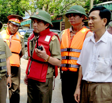 Việc đảm bảo thông tin nhằm phối hợp chặt chẽ giữa các lực lượng là nhiệm vụ hàng đầu khi thiên tai xảy ra.