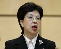 Tổng Giám đốc WHO, bà Margaret Chan.