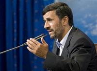 Tổng thống Iran Mahmoud Ahmadinejad.