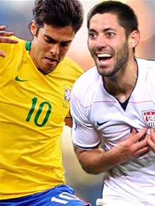 Kaka (trái) và Dempsey: ai sẽ giúp đội nhà bước lên bục cao nhất?