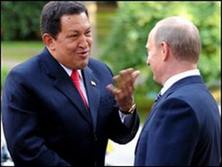 Tổng thống Venezuela và Thủ tướng Nga Vladimir Putin.