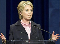 Ngoại trưởng Mỹ Hillary Clinton.