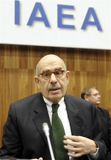 Tổng giám đốc IAEA Mohamed ElBaradei. 

