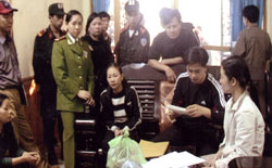 Một tụ điểm ma túy trên địa bàn thành phố Yên Bái bị lực lượng công an triệt phá.
