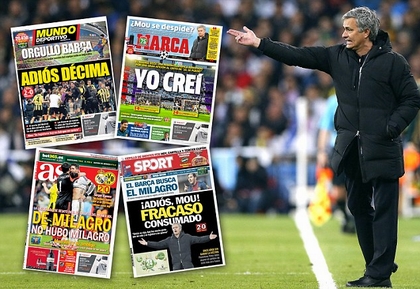 Mourinho trở thành mục tiêu tấn công của báo chí Tây Ban Nha
