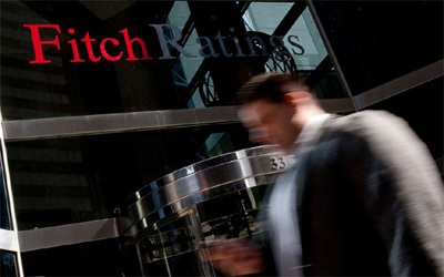 Bên ngoài một chi nhánh của Fitch Ratings.