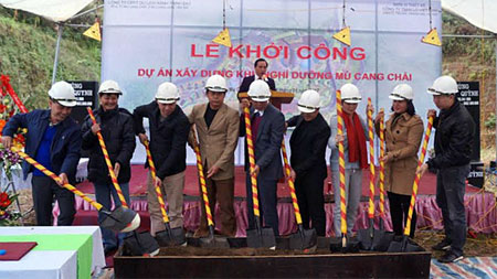 Khởi công xây dựng Khu nghỉ dưỡng Mù Cang Chải do Công ty cổ phần Phát triển xanh Thịnh Đạt làm chủ đầu tư.