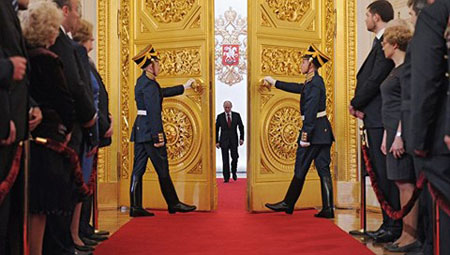 Hôm nay (7/5), Tổng thống Nga Putin tuyên thệ nhậm chức.
