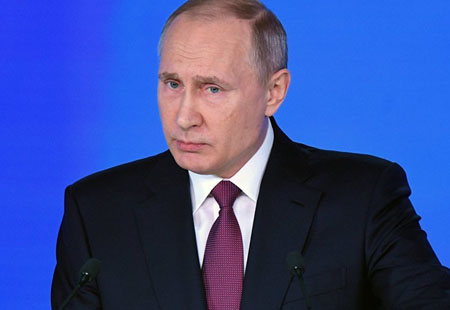 Tổng thống Nga Vladimir Putin.