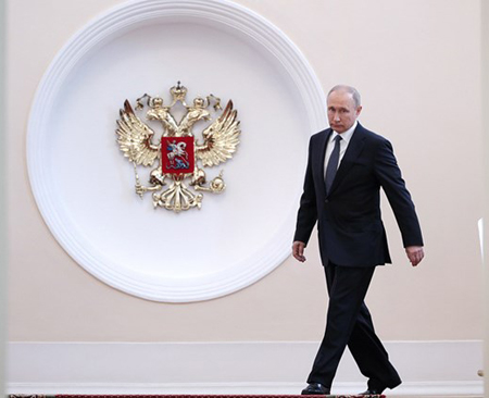 Tổng thống Nga Putin đến lễ nhậm chức nhiệm kỳ 4.