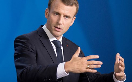 Tổng thống Pháp Emmanuel Macron khẳng định EU phải bảo vệ giới doanh ngiệp trước trừng phạt của Mỹ.
