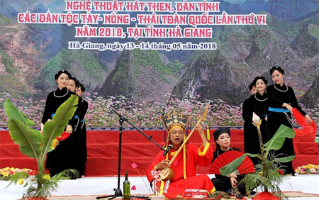 Các tiết mục tham gia của các đoàn nhằm tôn vinh những giá trị văn hóa truyền thống tốt đẹp của các dân tộc Tày, Nùng, Thái.