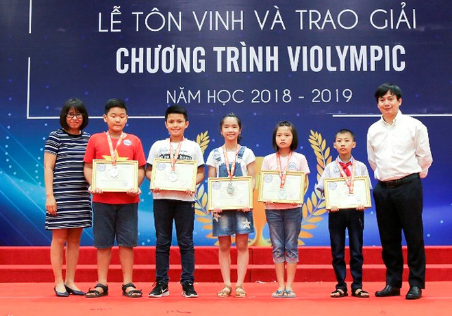 Hơn 1.000 thí sinh phía Bắc nhận giải thưởng trong cuộc thi Violympic 2019.