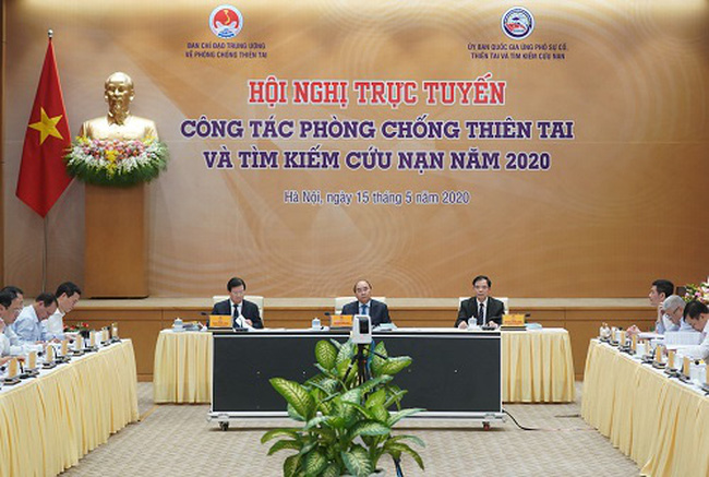 Thủ tướng Nguyễn Xuân Phúc chủ trì Hội nghị toàn quốc về công tác phòng, chống thiên tai và tìm kiếm cứu nạn năm 2020.