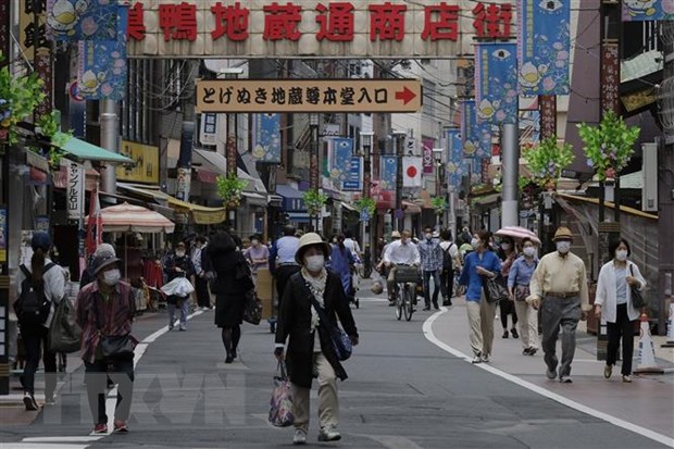 Quang cảnh đường phố tại Tokyo, Nhật Bản ngày 12/5/2020.
