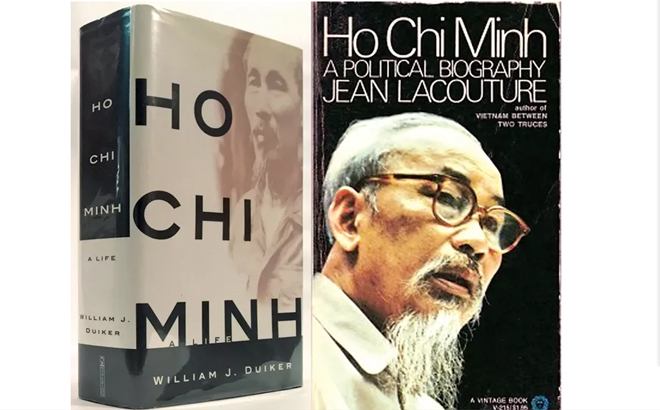 The cover of the 1967 book entitled ‘Ho Chi Minh: A Political Biography’ by French journalist Jean Lacouture.