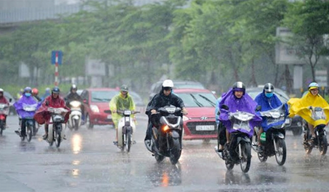 Bắc Bộ và Thanh Hoá đón mưa dông diện rộng trong tuần tới.