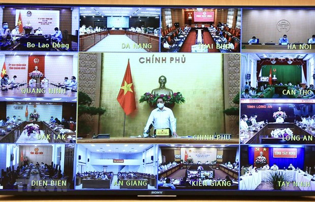 PM Pham Minh Chinh chairs the online meeting