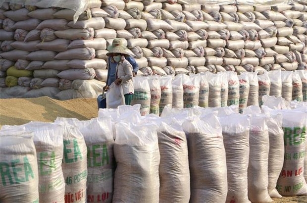 Vietnam's rice exports reach US$3.07 billion in 2020.