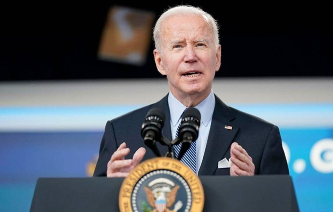 Tổng thống Mỹ Biden.