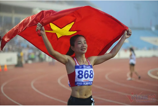 Nguyễn Thị Oanh lần thứ hai liên tiếp lập hat-trick HCV tại SEA Games.