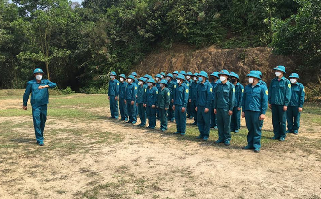 Nâng cao chất lượng huấn luyện lực lượng dân quân, tự vệ là một trong những tiêu chí thi đua, khen thưởng quan trọng của lực lượng vũ trang huyện Lục Yên.