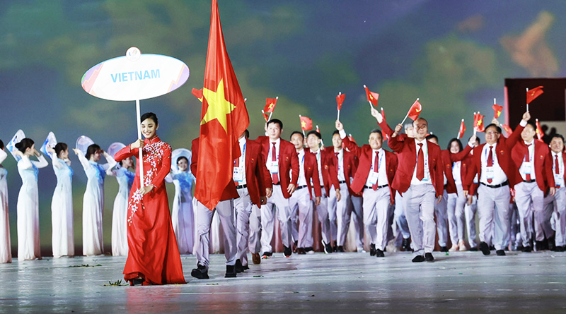 Đoàn Việt Nam tham dự SEA Games 32 với mục tiêu nằm trong Top 3 tổng sắp huy chương.