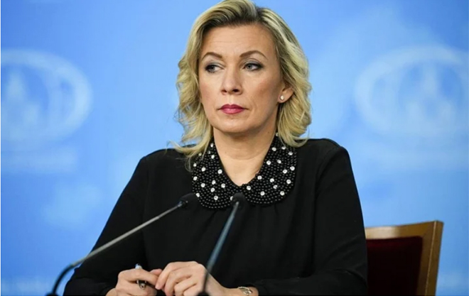 Người phát ngôn Bộ Ngoại giao Nga Maria Zakharova.