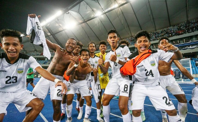 U22 Timor Leste gây sốc khi đánh bại Philippines 3-0 ở lượt trận thứ 3 môn bóng đá nam SEA Games 32 -