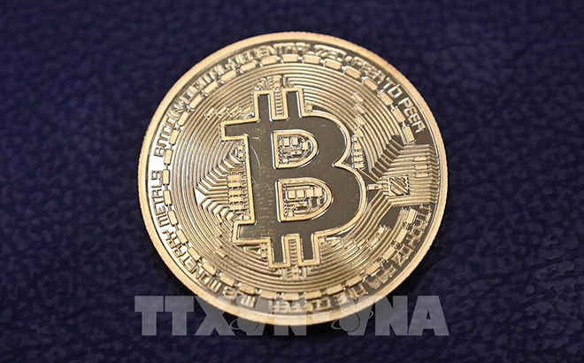 Đồng tiền điện tử Bitcoin.