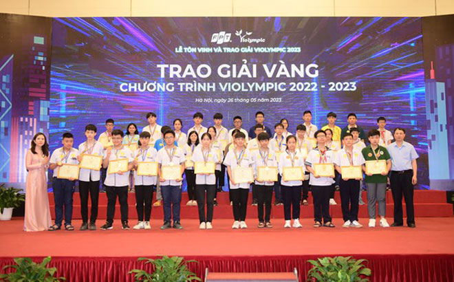 1.640 học sinh đạt huy chương vàng tại chương trình Violympic năm học 2022-2023