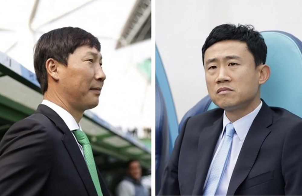 Trợ lý Choi Won-kwon (phải) sẽ cùng 11 trợ lý khác giúp việc cho HLV trưởng Kim sang-sik