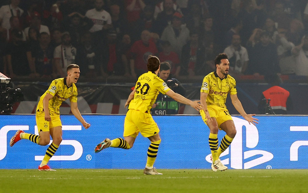 Dortmund là đội đầu tiên giành quyền vào thi đấu chung kết Cúp C1 châu Âu mùa giải 2023/2024.