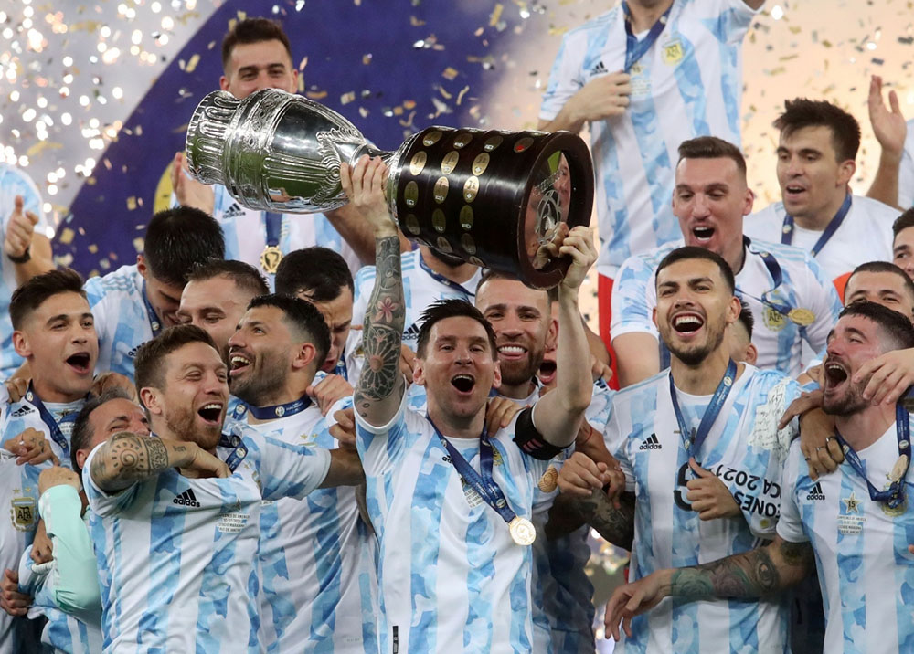 ĐT Argentina là ĐKVĐ Copa America.