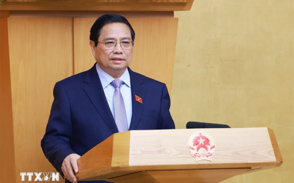 Thủ tướng Phạm Minh Chính chủ trì Phiên họp Chính phủ thường kỳ tháng 4/2025.
