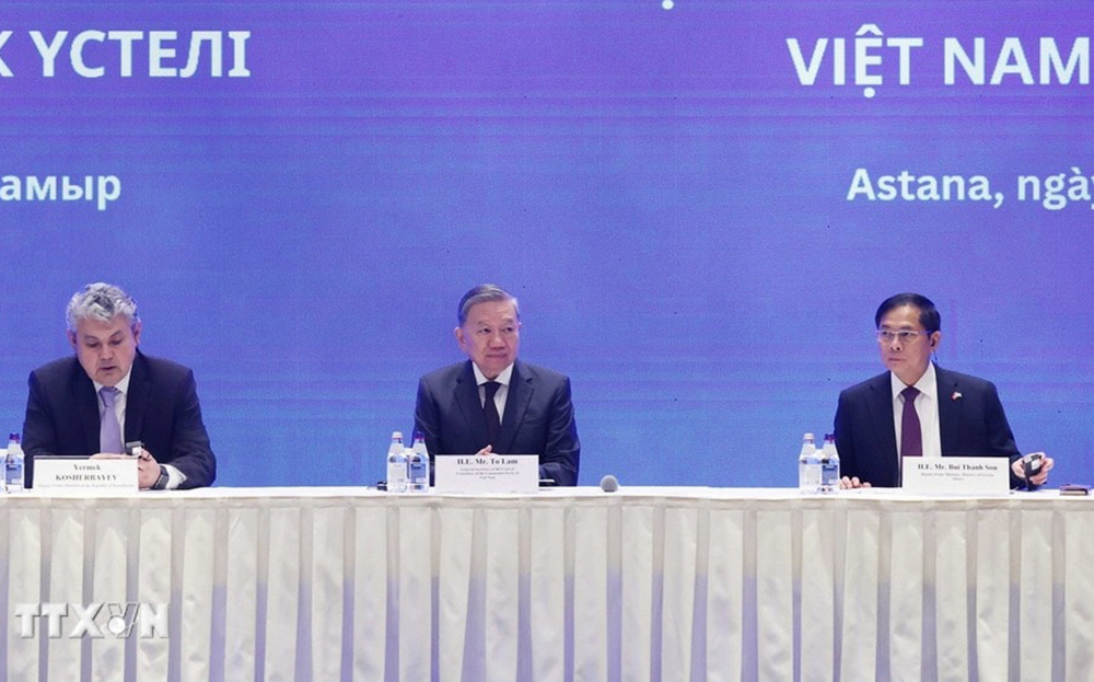 Tổng Bí thư Tô Lâm dự Tọa đàm bàn tròn doanh nghiệp Việt Nam - Kazakhstan.