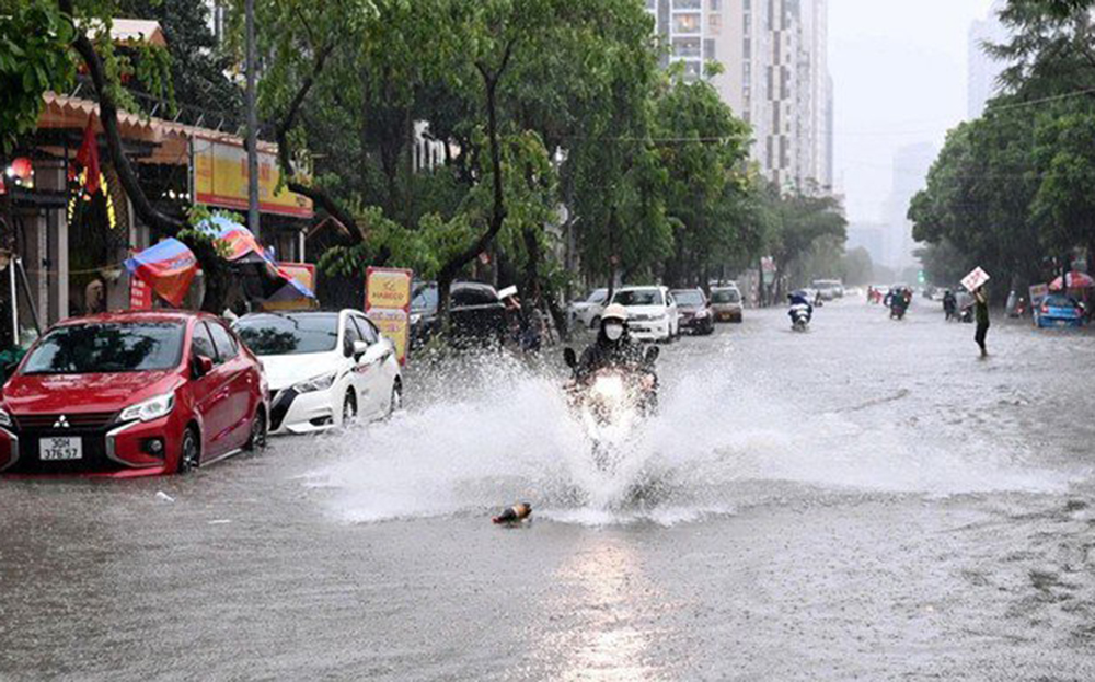 Cuối tuần không khí lạnh gây mưa diện rộng.