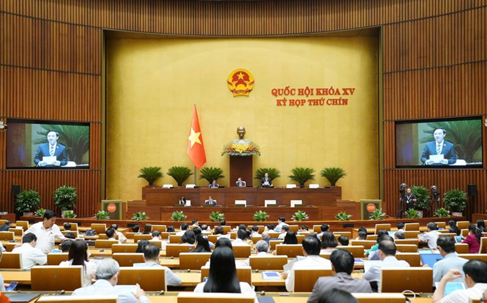 Sáng 8/5, Quốc hội nghe trình bày tờ trình dự án Luật Tổ chức Viện Kiểm sát nhân dân (sửa đổi).