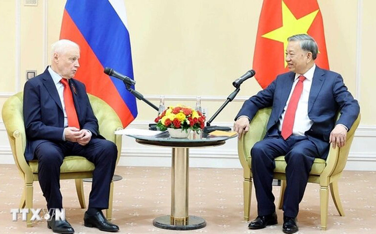 Tổng Bí thư Tô Lâm tiếp Chủ tịch Đảng 