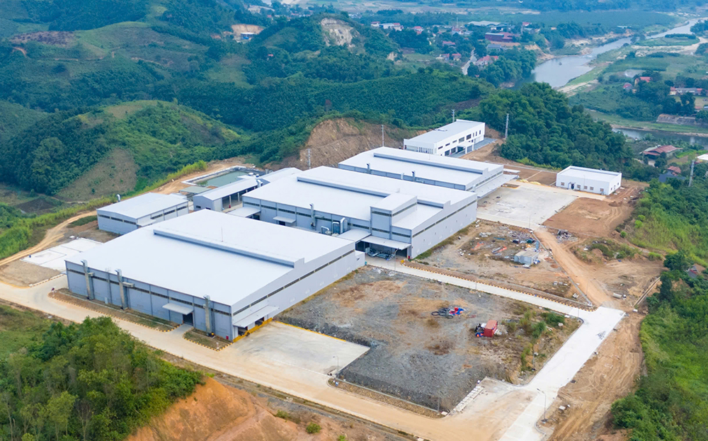 Nhà máy gia công, đóng gói thuốc bảo vệ thực vật, sản xuất phân bón của Công ty CP BMC Yên Bái thuộc Cụm công nghiệp Đông An.