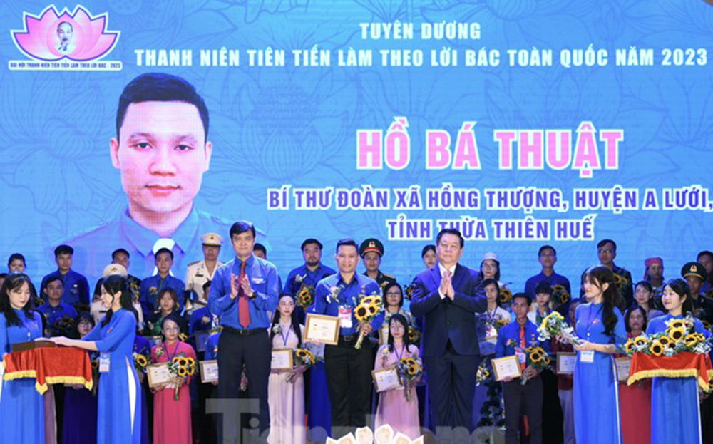 Lễ tuyên dương Thanh niên tiên tiến làm theo lời Bác toàn quốc năm 2023.