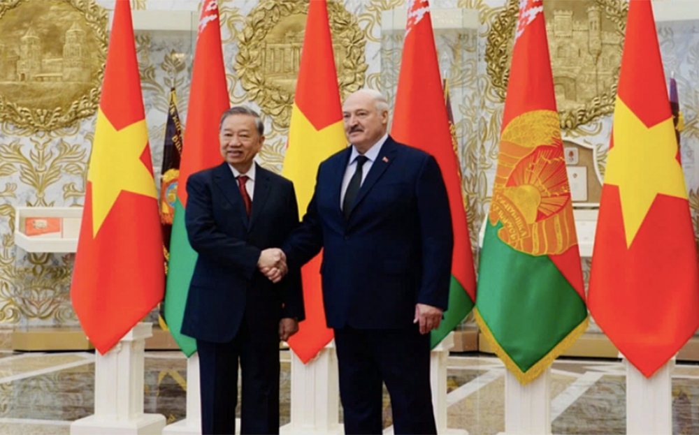Tổng Bí thư Tô Lâm và Tổng thống Belarus Aleksandr Lukashenko