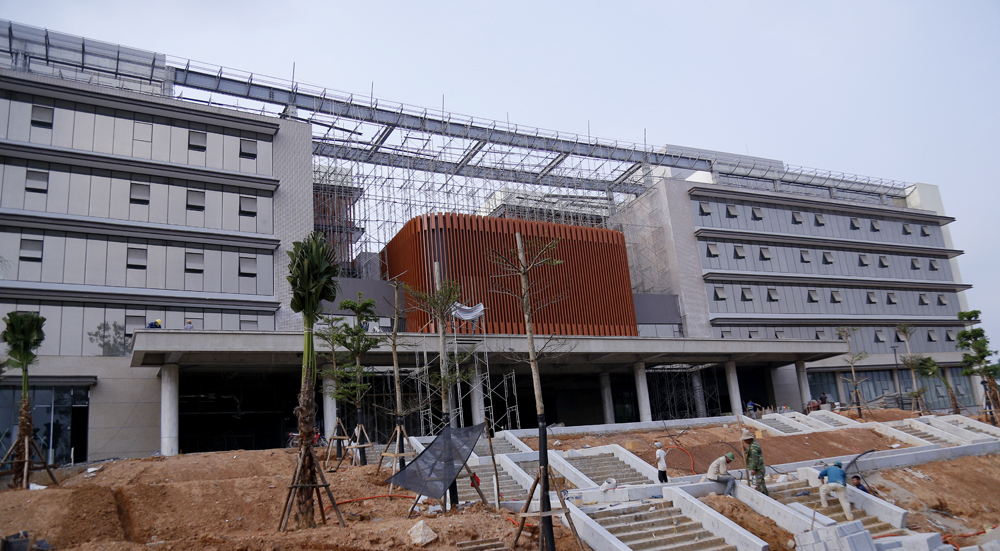 Tiến độ Dự án Trụ sở Tỉnh ủy và các ban Đảng tỉnh Yên Bái đến nay thực hiện ước đạt trên 90% giá trị hợp đồng, tỷ lệ giải ngân vốn đạt 75%.